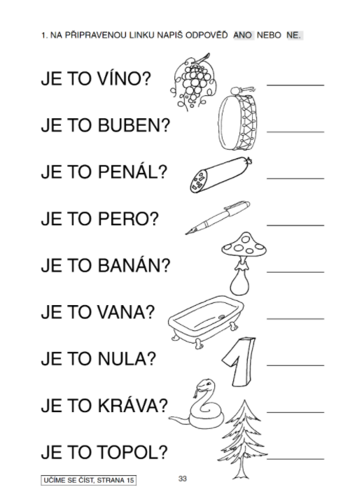 Učíme se číst, pracovní sešit - Jana Wagnerová (obrázek 5)