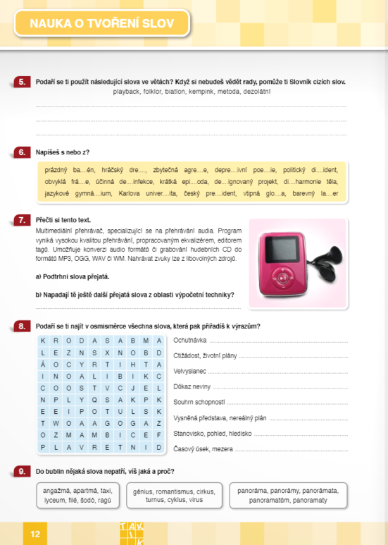 Hravá čeština 8 – Pracovní sešit – Marie Fišerová