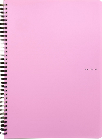 Twin wire blok A4 PP PASTELINI růžová