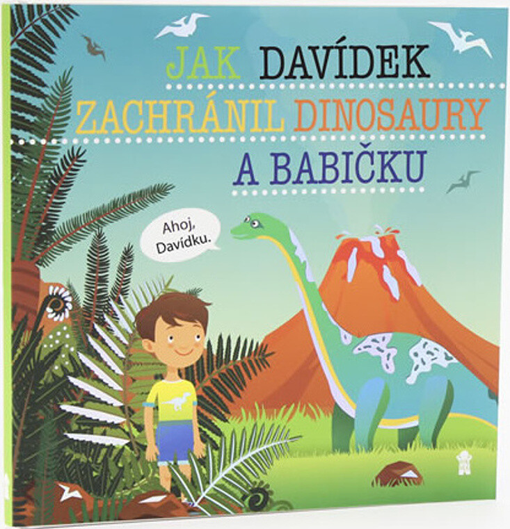 Kniha Jak Davídek zachránil dinosaury a babičku - Dětské knihy se jmény