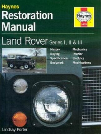 Kniha Land Rover Series I, II a III Restoration Manual