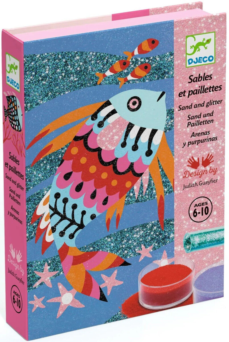 Pískování Duhové rybky