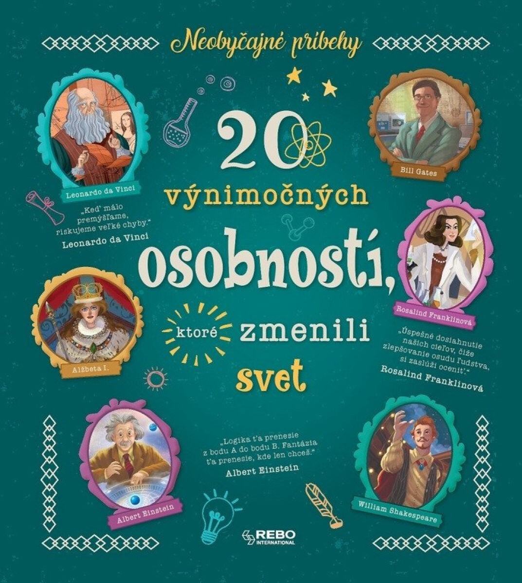 Kniha 20 výnimočných osobností, ktoré zmenili svet