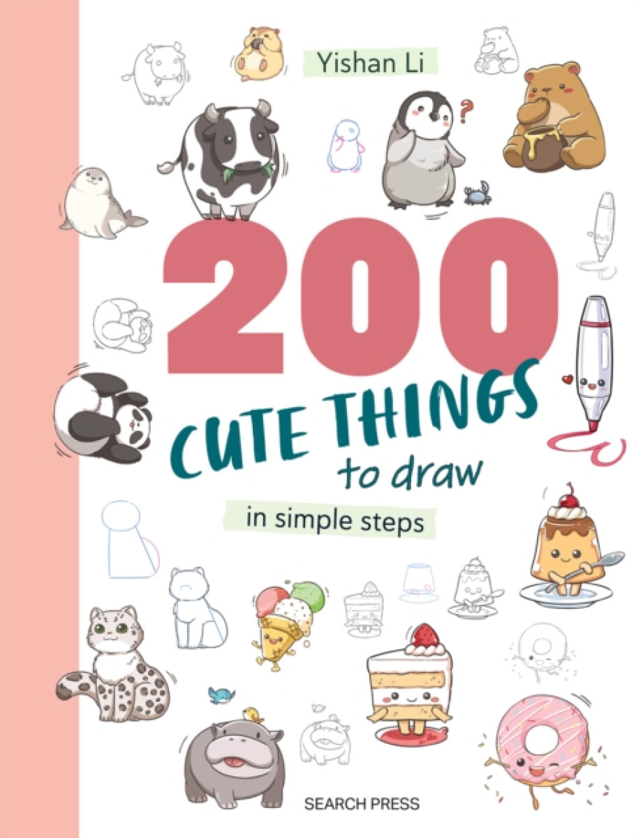 Kniha 200 Cute Things to Draw