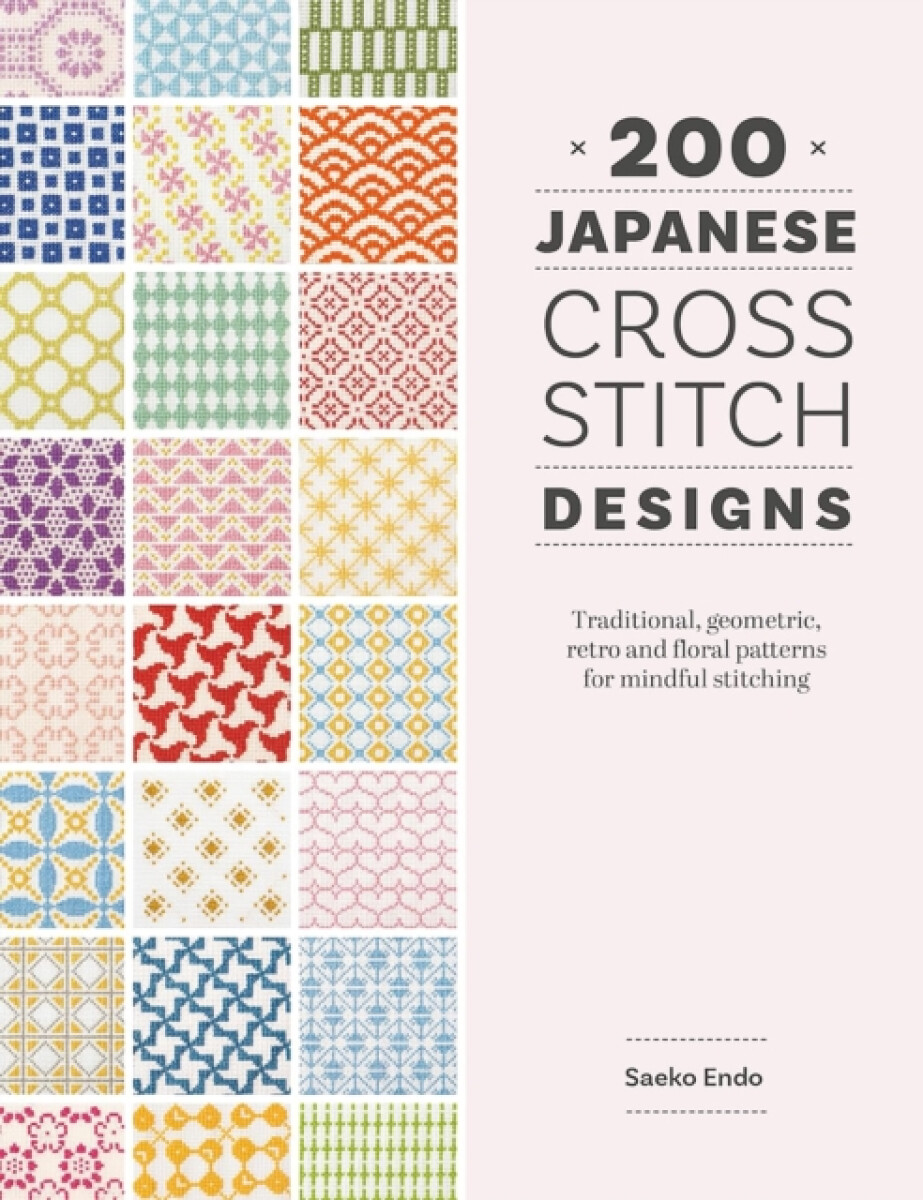 Kniha 200 Japanese Cross Stitch Designs