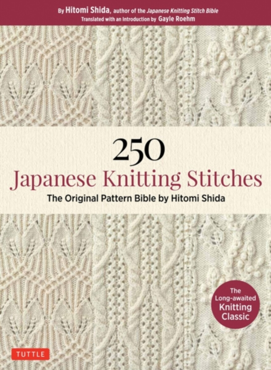 Kniha 250 Japanese Knitting Stitches