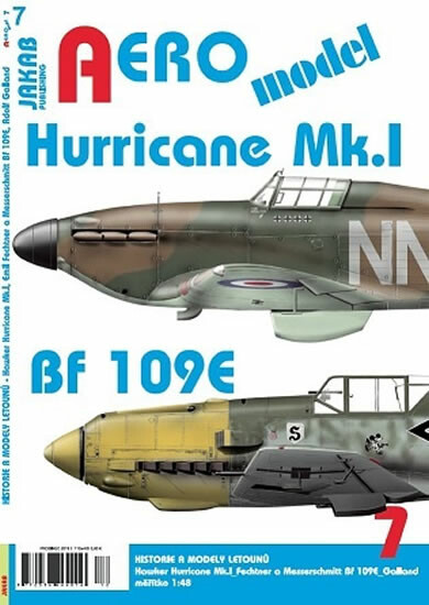 Kniha AEROmodel 7 - Hawker Hurricane Mk.I, Bf 109E