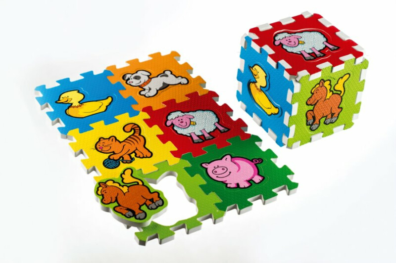 Moje první zvířátka - Pěnové puzzle 6 ks