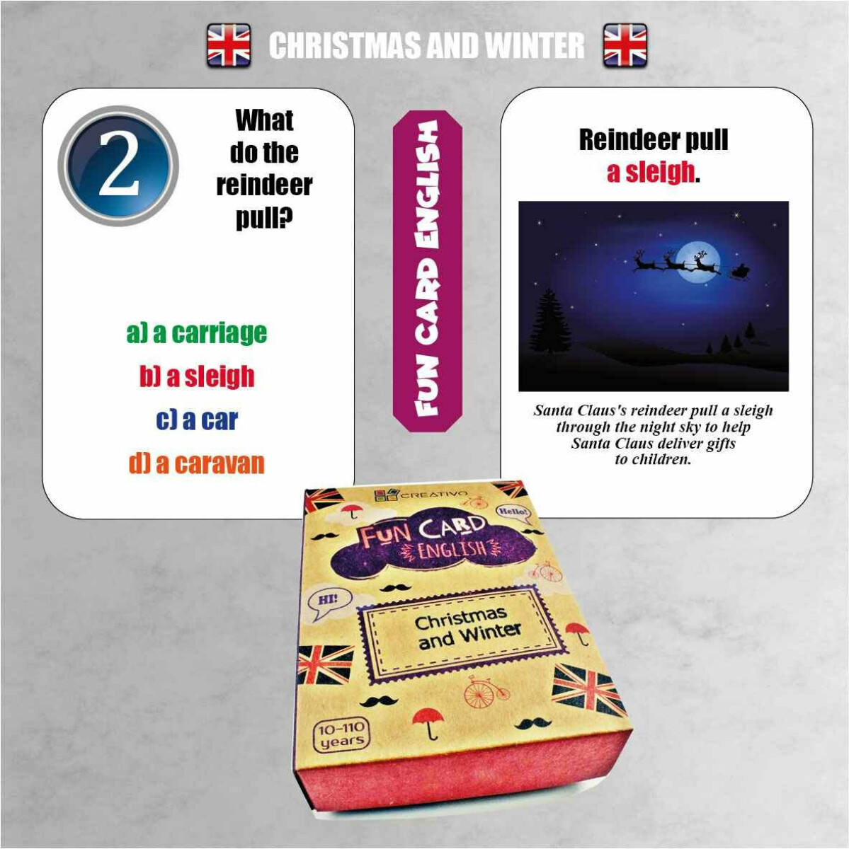 Fun Card English: Christmas and Winter