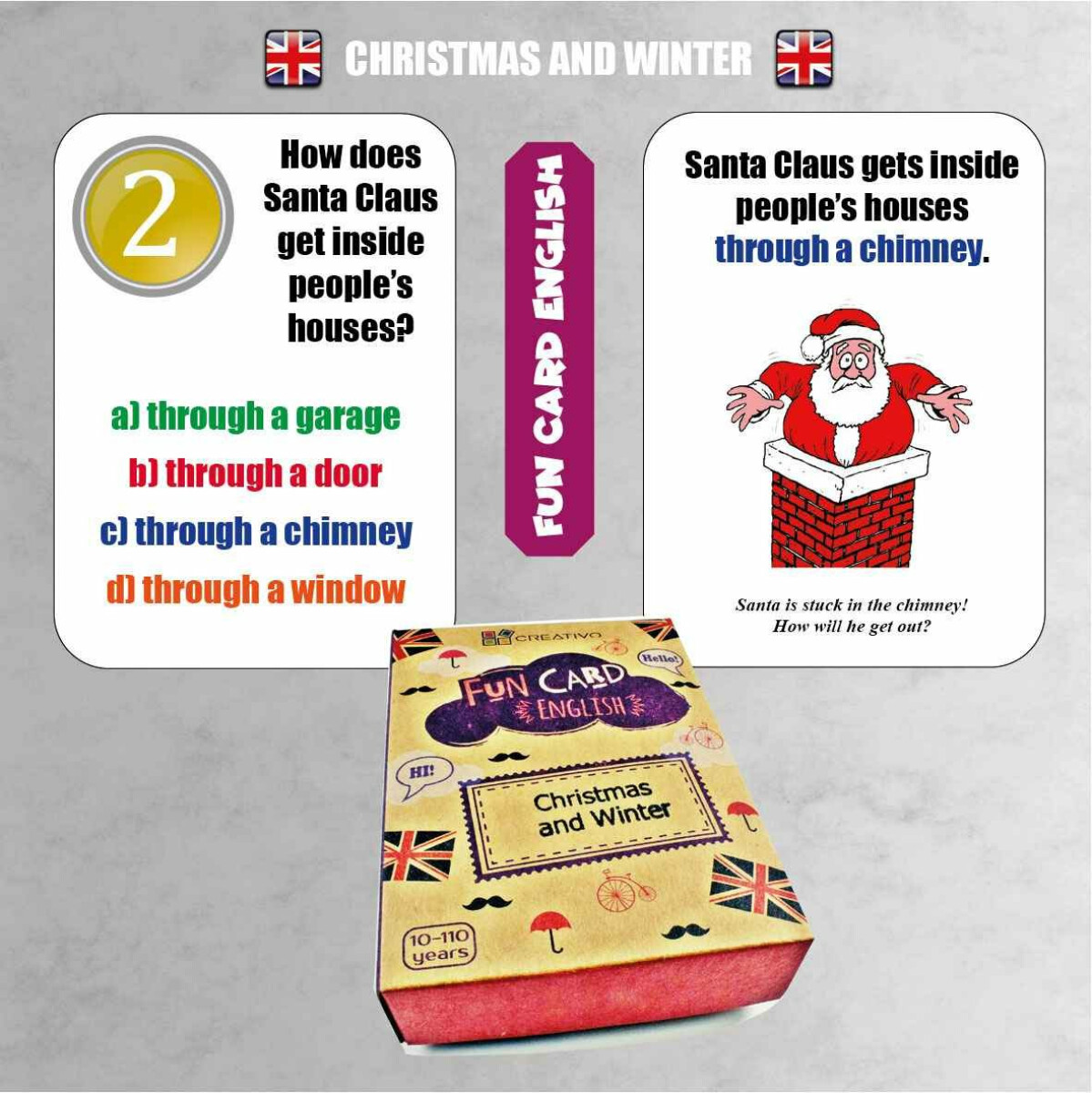 Fun Card English: Christmas and Winter