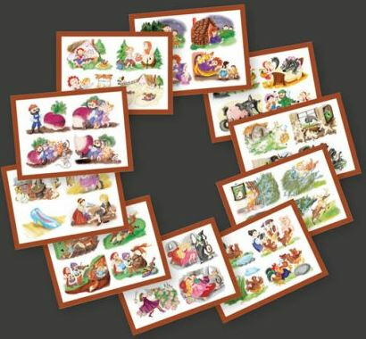 Kniha Pohádky - soubor karet pro vyprávění tradičních českých pohádek