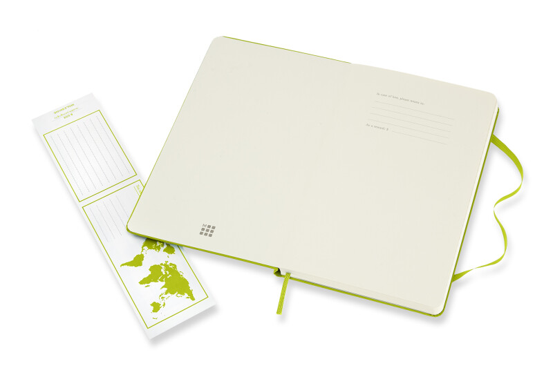 Zápisník Moleskine - tvrdé desky, L, linkovaný - limetka (obrázek 3)
