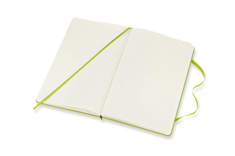 Zápisník Moleskine - tvrdé desky, L, linkovaný - limetka (obrázek 4)