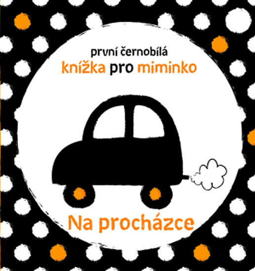 Kniha Na procházce - První černobílá knížka pro miminko