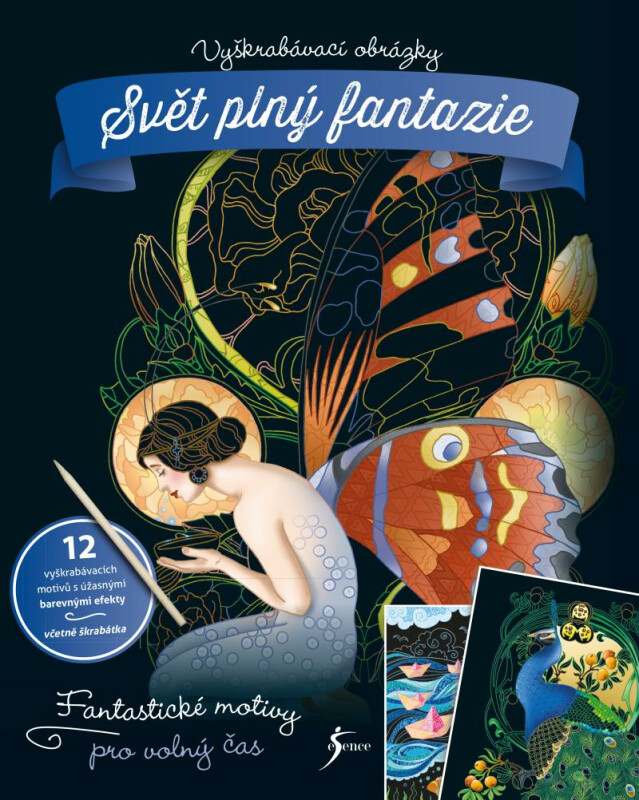 Levně Vyškrabávací obrázky: Svět plný fantazie