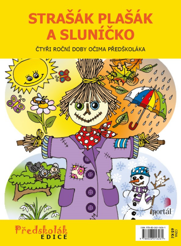 Kniha Strašák Plašák a sluníčko - Čtyři roční doby očima předškoláka
