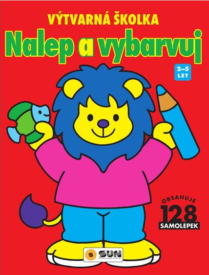 Kniha Výtvarná školka červená