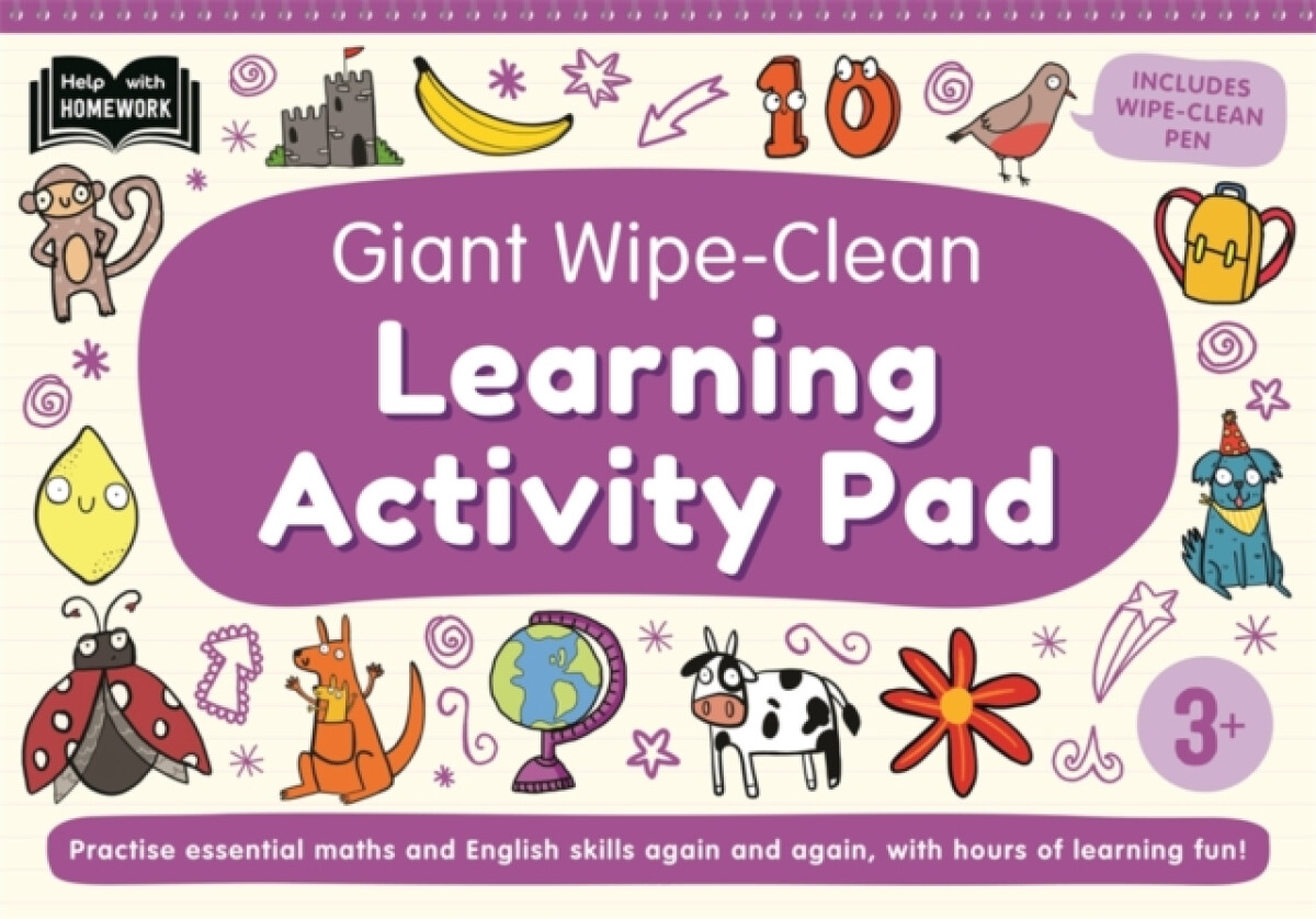Kniha 3+ Giant Wipe-Clean Learning Activity Pad