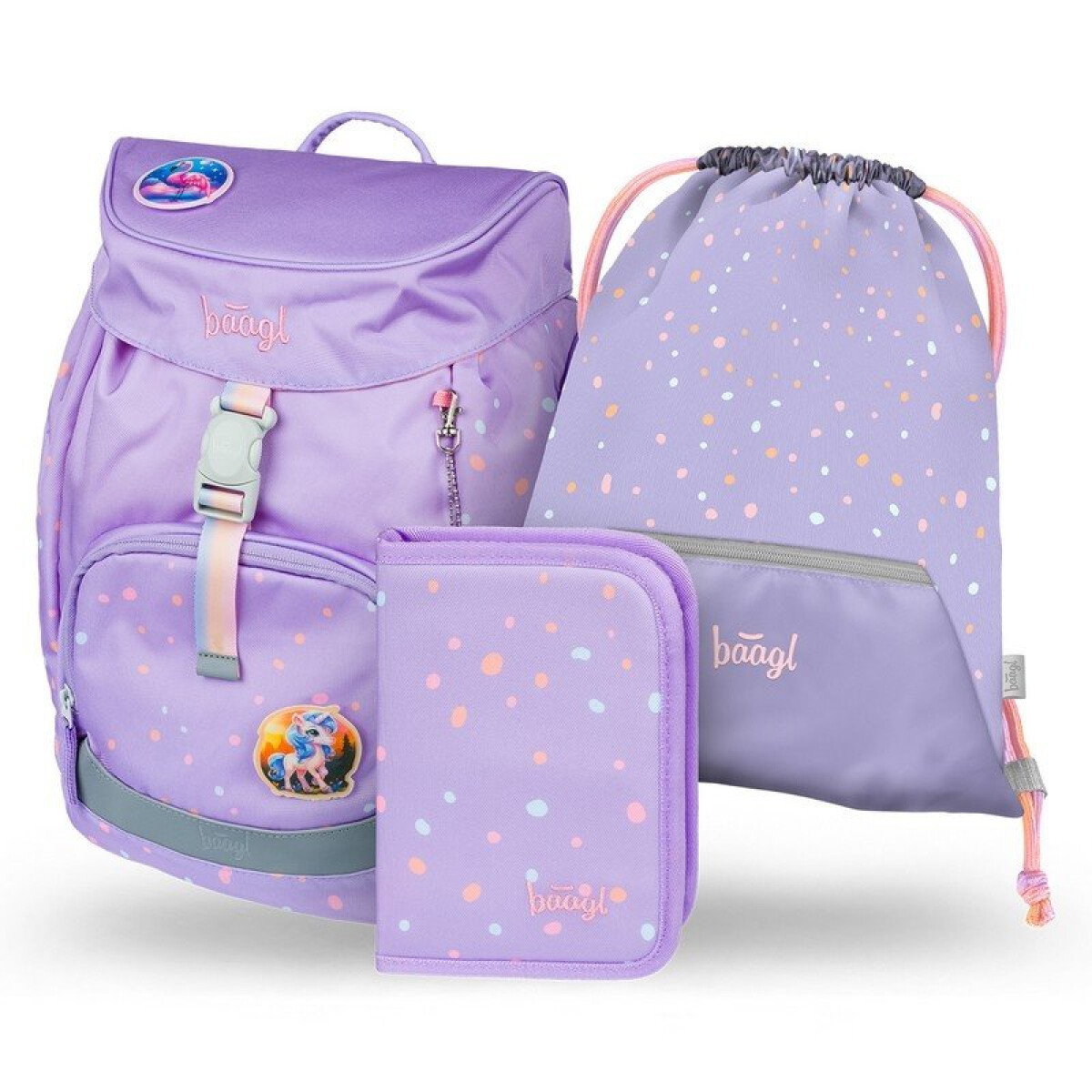 Kniha 3 SET Airy Mazlíčci: batoh, penál, sáček