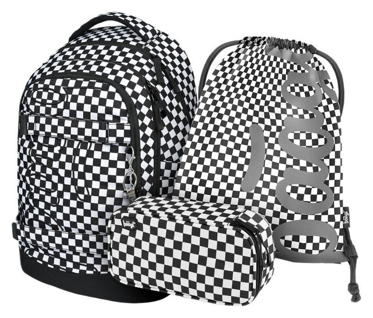 Baagl Set 3 Školní Skate Max: Batoh, Penál a Sáček