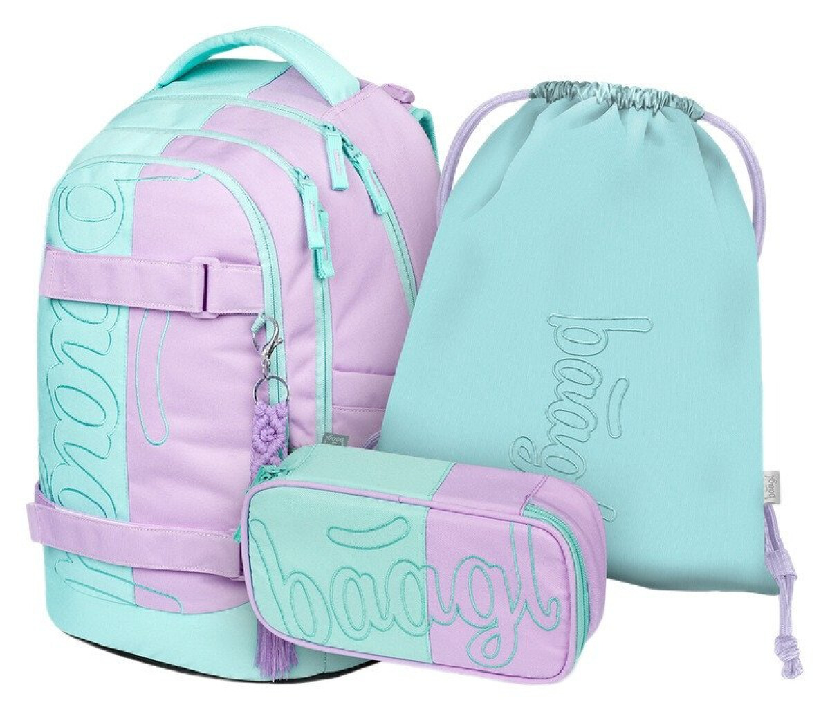 BAAGL SET 3 Skate max Sweet: batoh, penál, sáček Presco Group