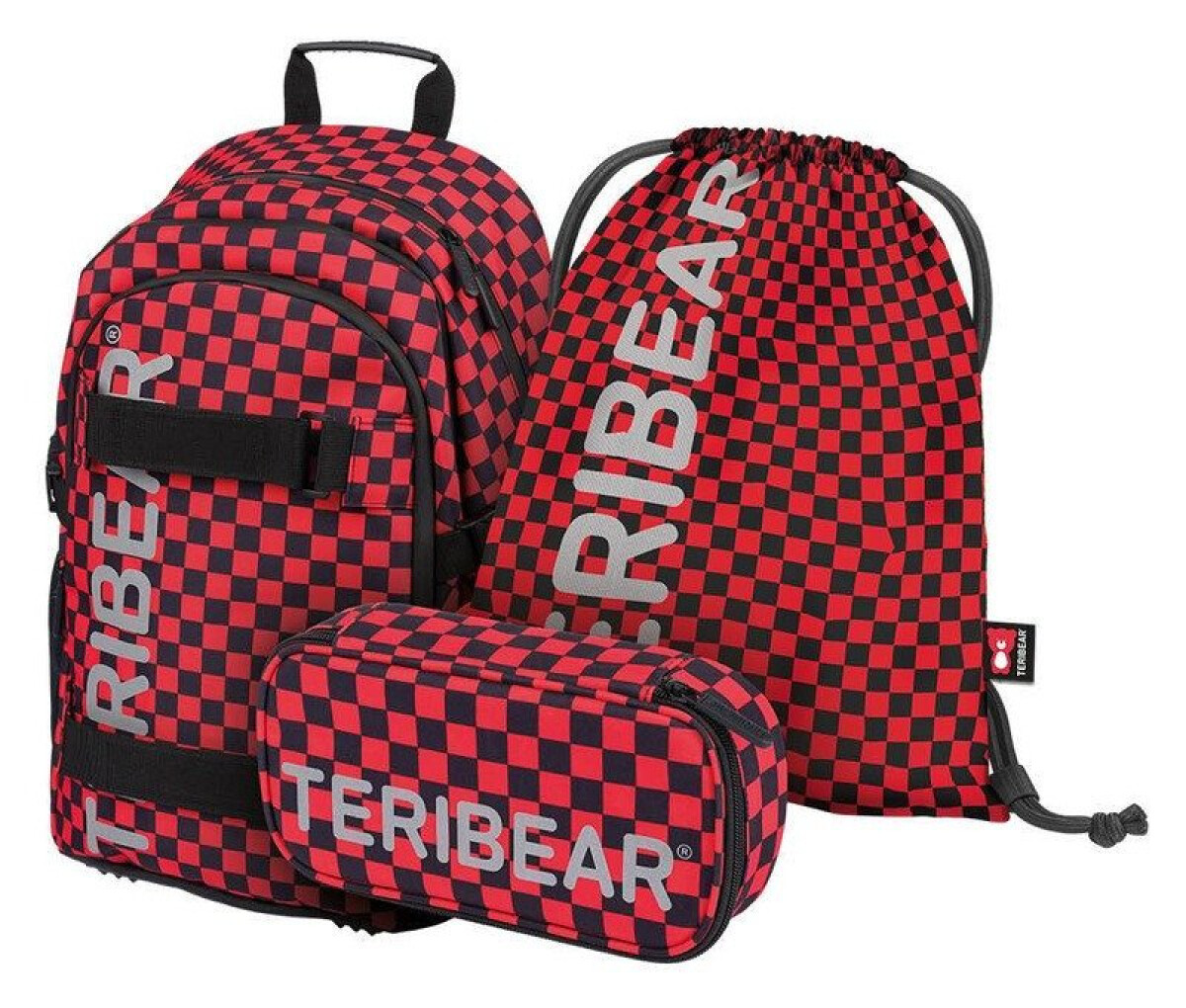 Kniha 3 SET Skate Teribear: batoh, penál a sáček