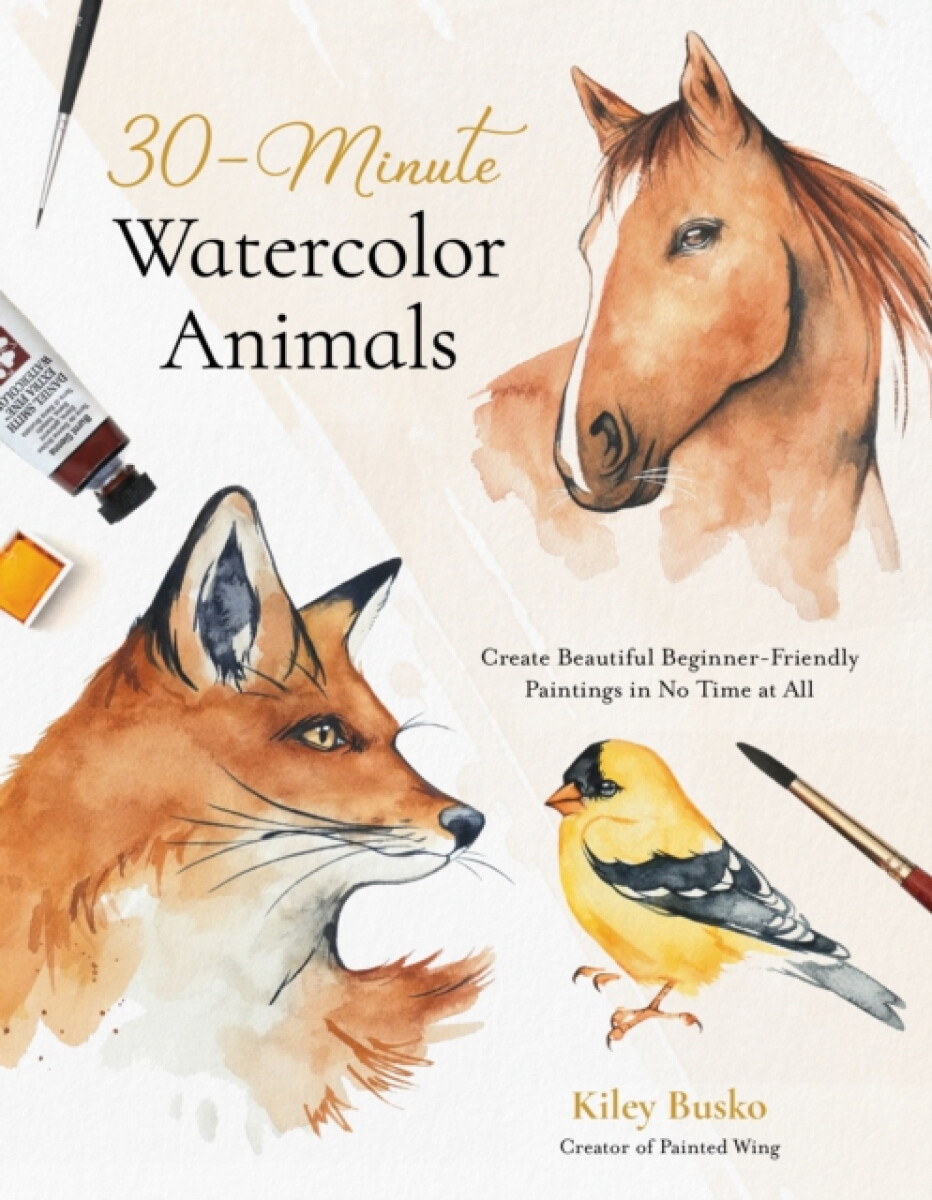 Kniha 30-Minute Watercolor Animals
