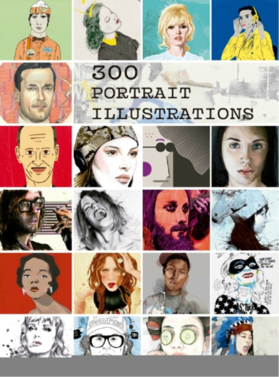 Kniha 300 Portrait Illustrations