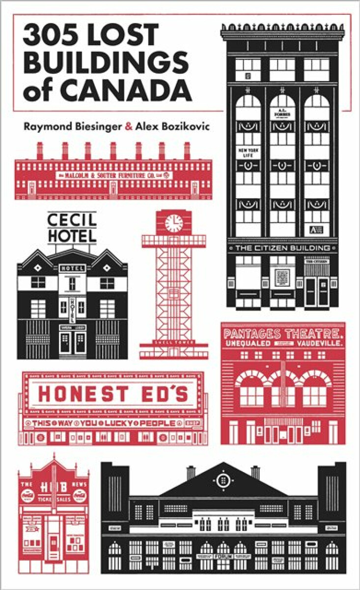 Kniha 305 Lost Buildings of Canada