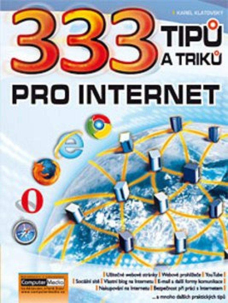 Kniha 333 tipů a triků pro internet