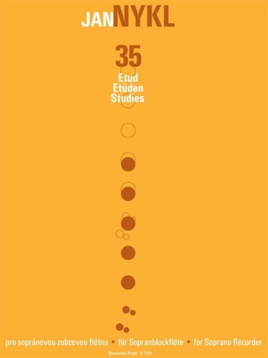 Kniha 35 etud pro sopránovou zobcovou flétnu