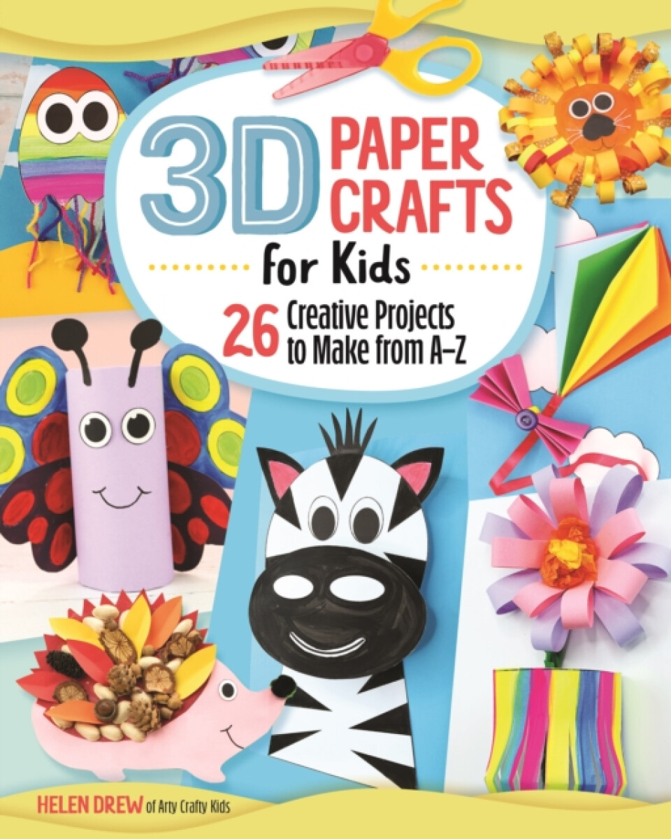 Kniha 3D Paper Crafts for Kids