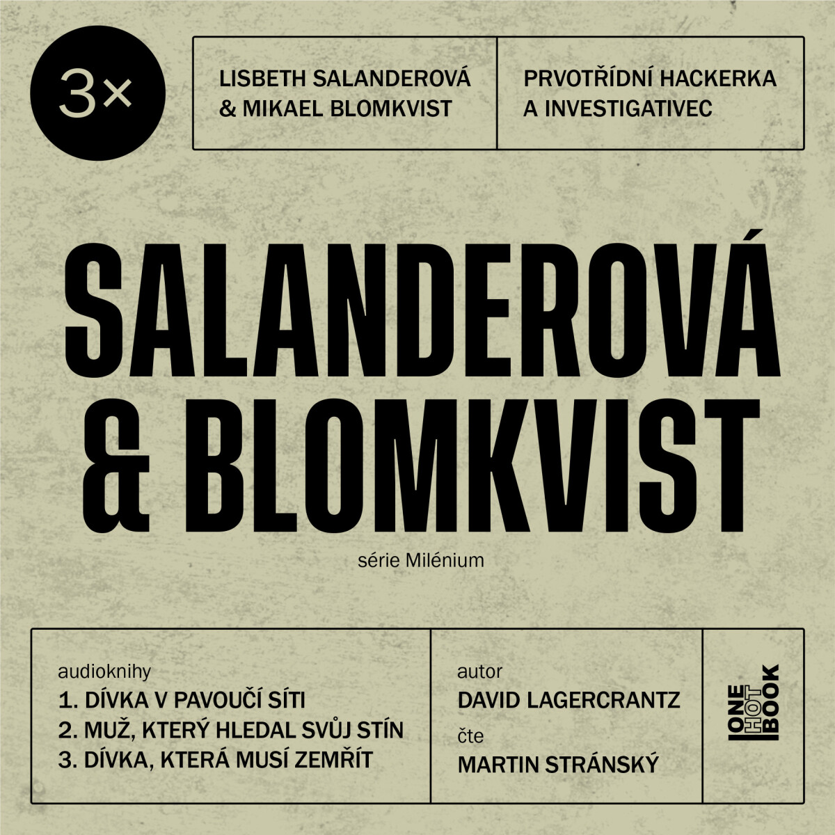 3x Salanderová & Blomkvist #2 - David Lagercrantz - audiokniha