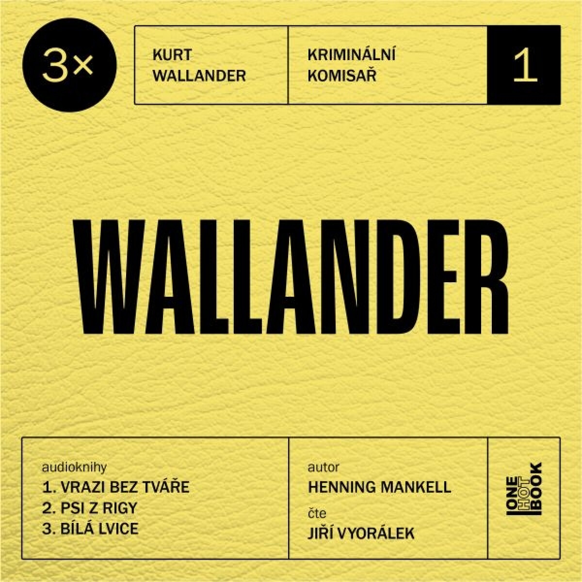 3x Wallander #1 - Henning Mankell - audiokniha