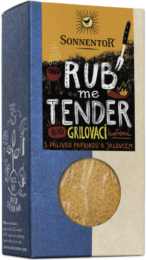 Rub me Tender (grilovací koření na maso, pikantní, bio, 60 g)