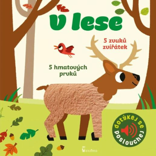 Kniha V lese - Dotykové a zvukové leporelo