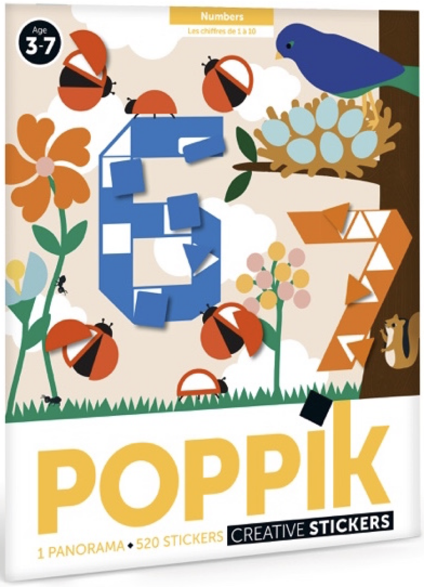 Poppik Samolepkové panorama - Čísla