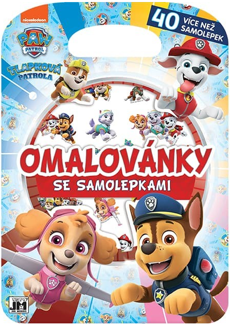 Kniha Omalovánky se samolepkami