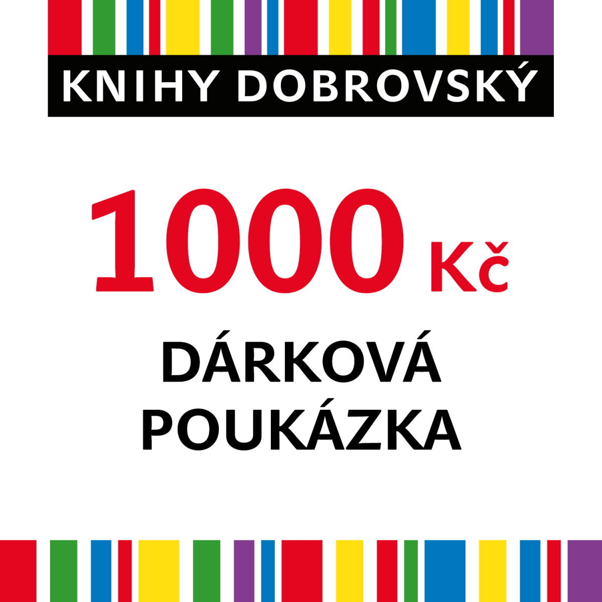 Elektronická dárková poukázka 1000 Kč