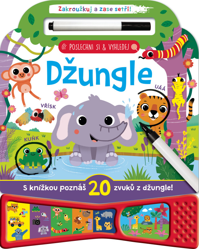 Kniha Poslechni si a vyhledej: Džungle