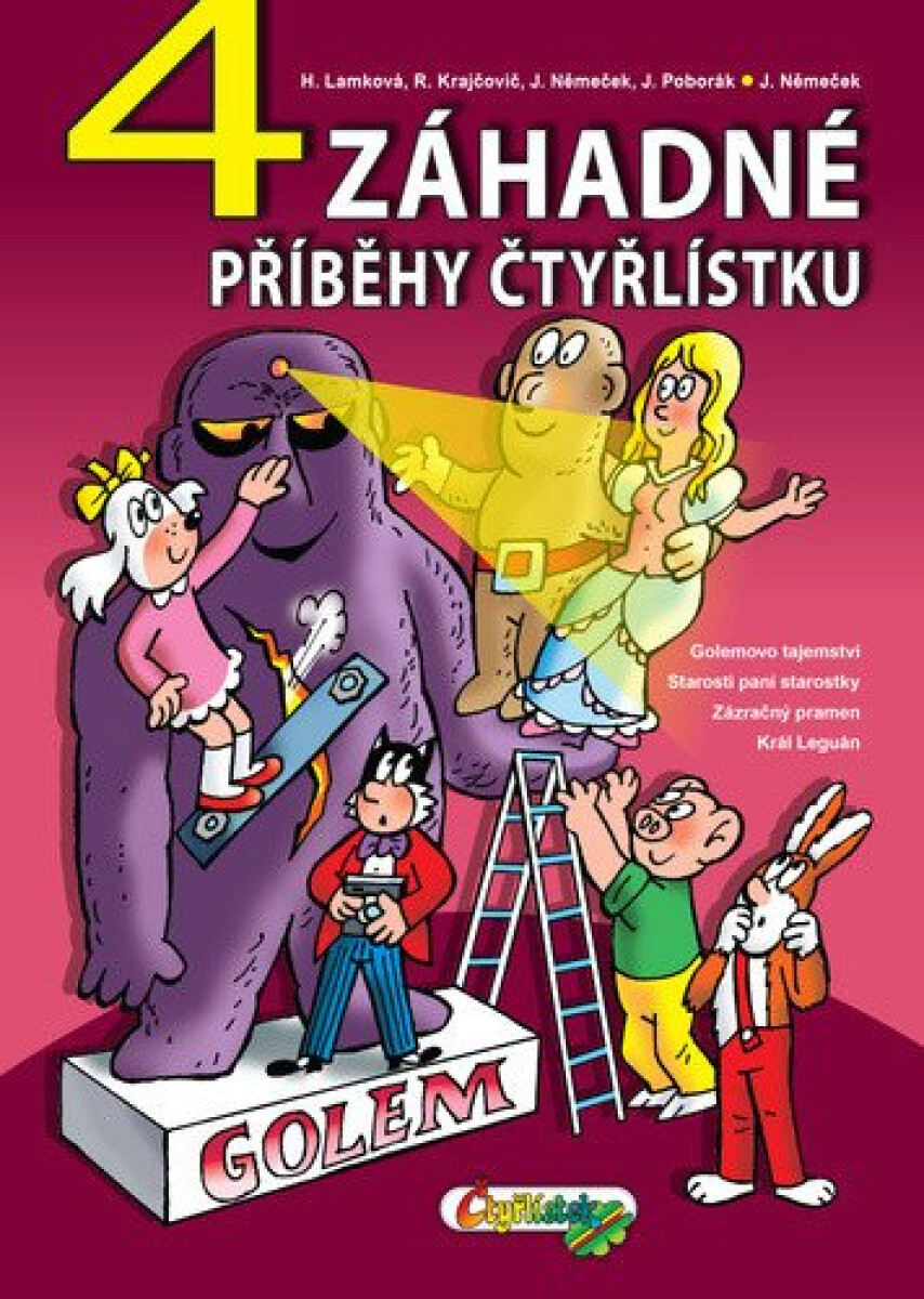 Kniha 4 záhadné příběhy Čtyřlístku
