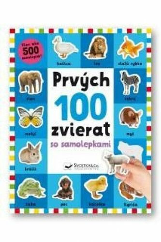 Kniha Prvých 100 zvierat so samolepkami