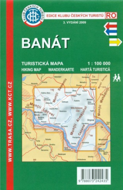 Kniha KČT Banát 1:100 000