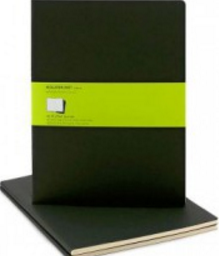 Sešity MOLESKINE 3 ks čisté černé XL