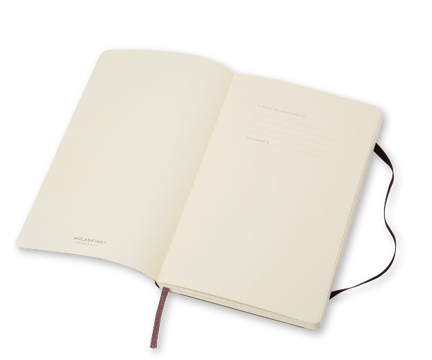 Zápisník MOLESKINE tvrdý čtverečkovaný černý L (obrázek 3)