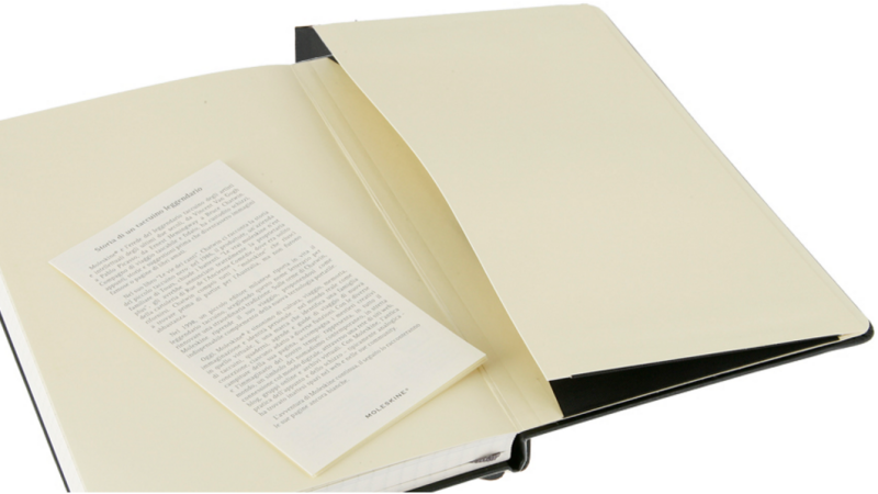 Zápisník MOLESKINE tvrdý čtverečkovaný černý L (obrázek 4)
