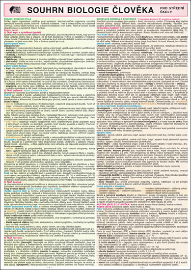 Kniha Souhrn biologie člověka pro SŠ A4