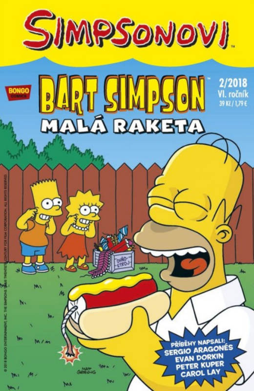 Simpsonovi - Bart Simpson 2/2018 - Malá raketa koupíte na Knihydobrovsky.cz