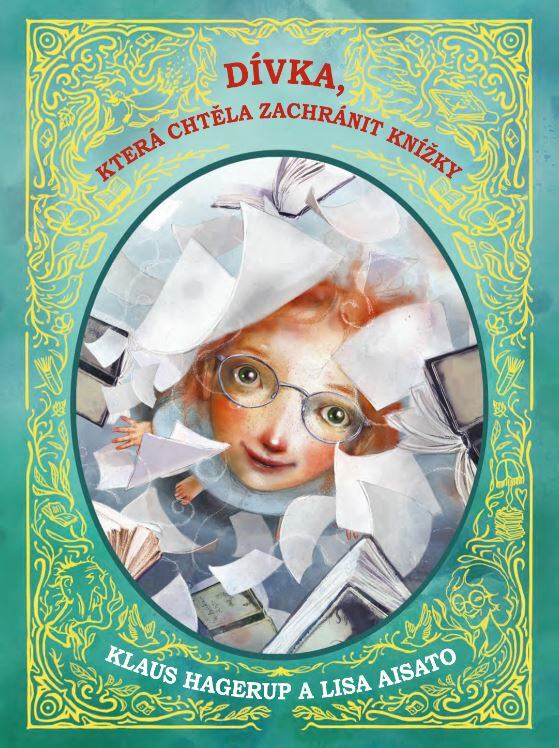 Kniha Dívka, která chtěla zachránit knížky (Defekt)