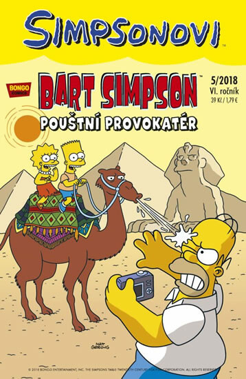 Kniha Bart Simpson 5/2018: Pouštní provokatér